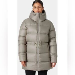 HELLY Hansen Women's Essence Down Parka size medium COLOR 885 terrazzo